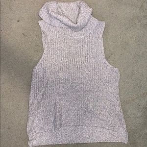 Grey Sweater Tank Top
